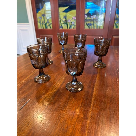 Mid Century Anchor Hocking Fairfield Glass Cordials. - Picture 10 of 10